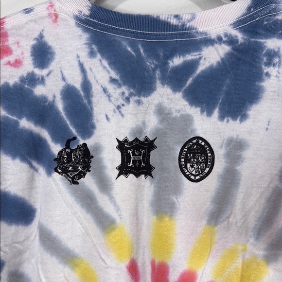 Halsey Red and Blue Tie-Dye Short Sleeve Tee - Picture 3 of 5